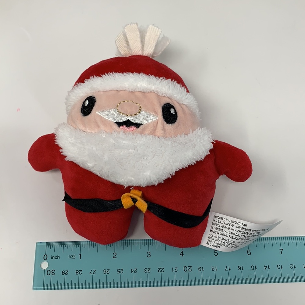 6” Santa Claus stuffed doll holiday decoration - Picture 6 of 11